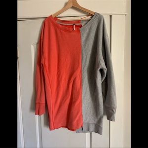 Free People Colorblock Sweatshirt